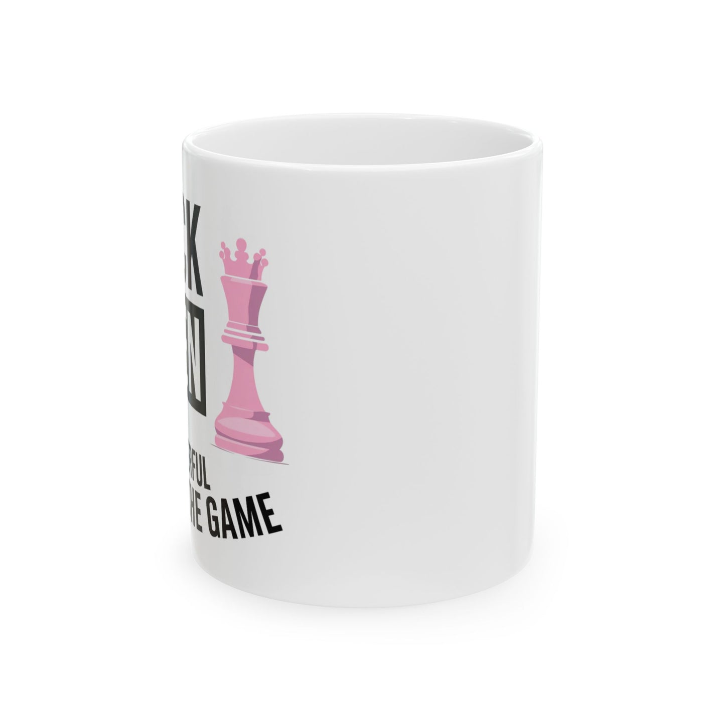 Chess-Inspired Ceramic Mug for Game Lovers, Perfect Gift for Chess Players, Inspirational Coffee Cup, Home Office Decor, Unique Chess Gift