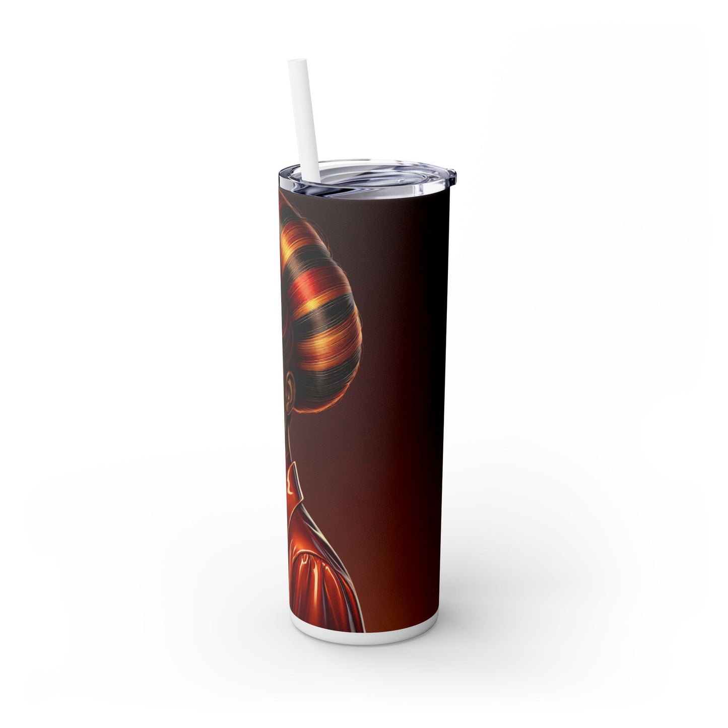 Foxy Queen Skinny Tumbler