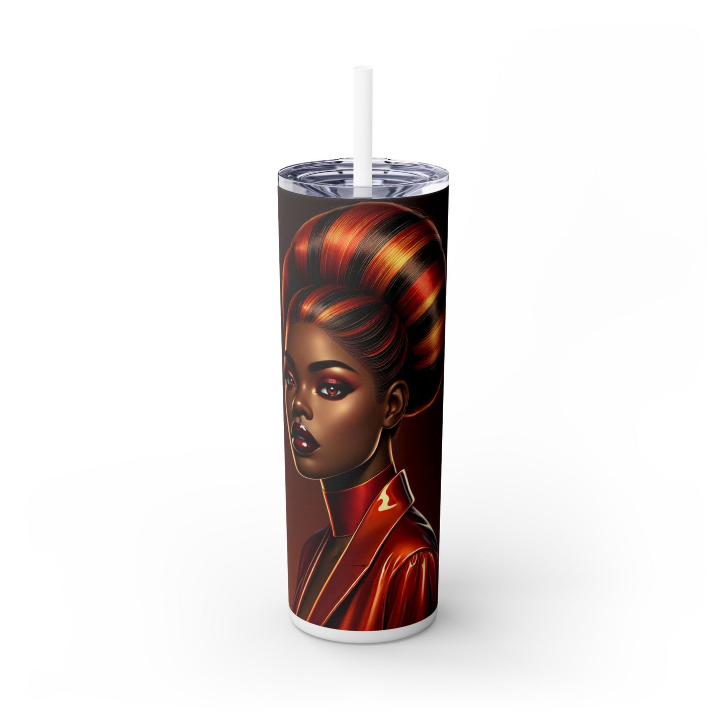 Foxy Queen Skinny Tumbler