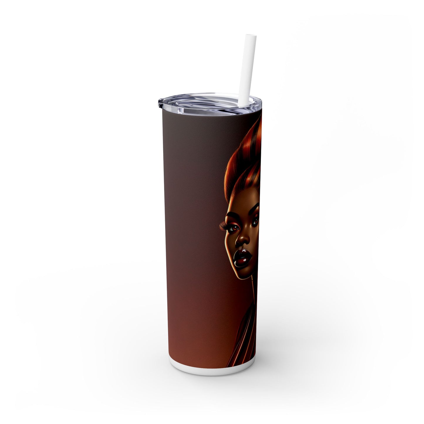 Foxy Queen Skinny Tumbler