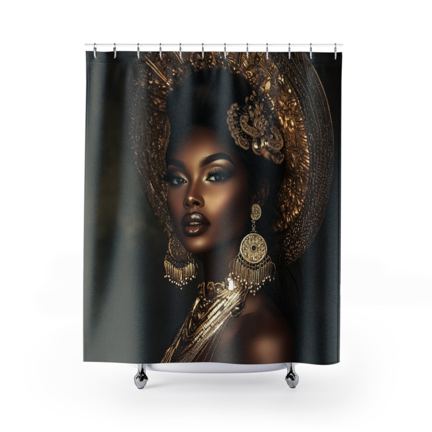 Elegant African Queen Shower Curtain