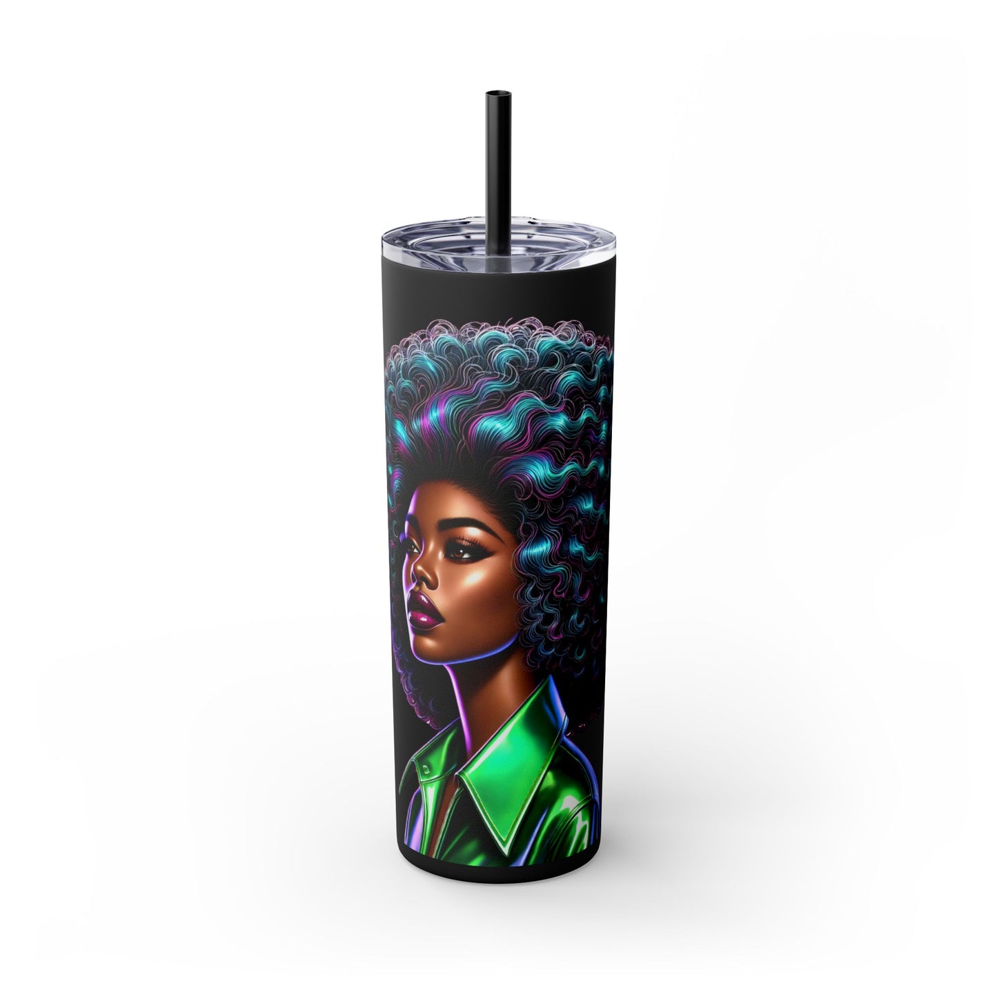 Queen T Skinny Tumbler
