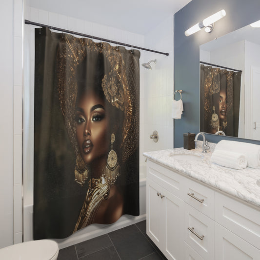 Elegant African Queen Shower Curtain